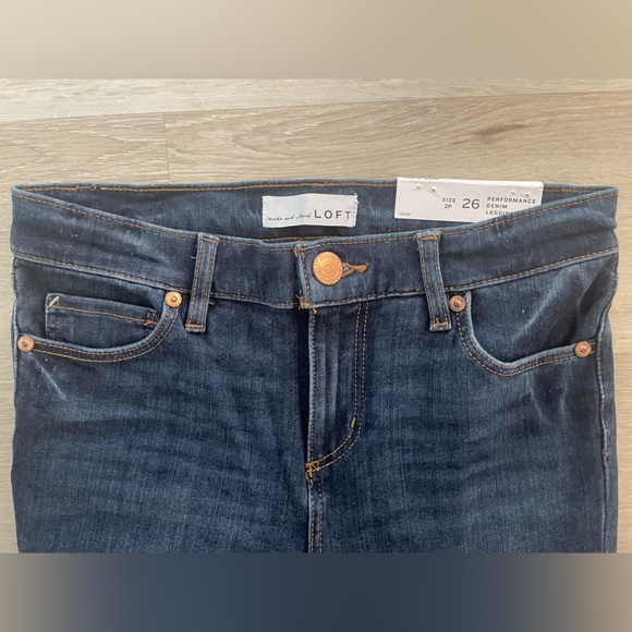 NWT Loft Performance Denim Leggings/Jeggings/Jeans - size 2/26 short/petite - Picture 3 of 3